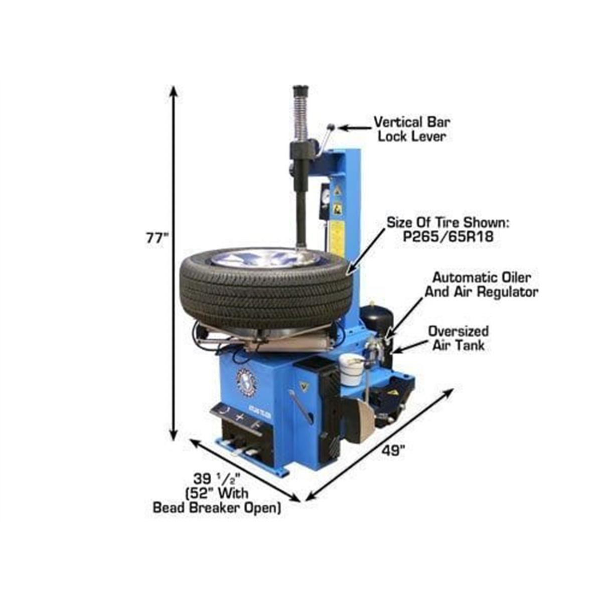 TC229 Rim-Clamp Tire Changer