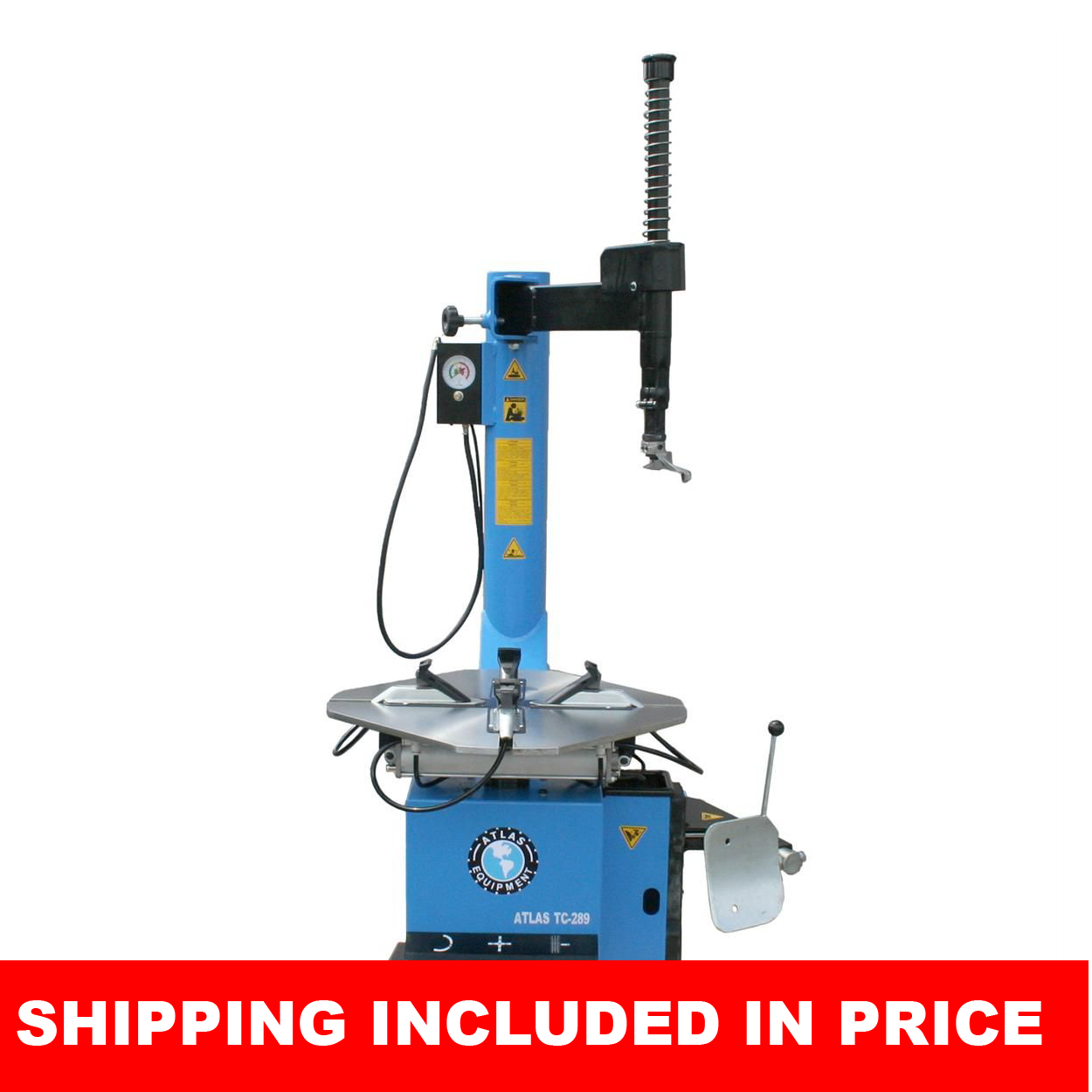 TC289LH Extra Large Rim-Clamp Tire Changer with Left Hand Assist Arm