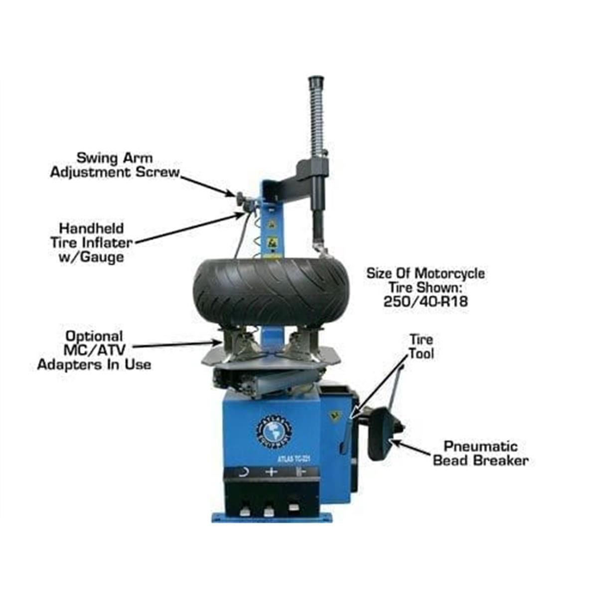 TC221 Rim-Clamp Tire Changer