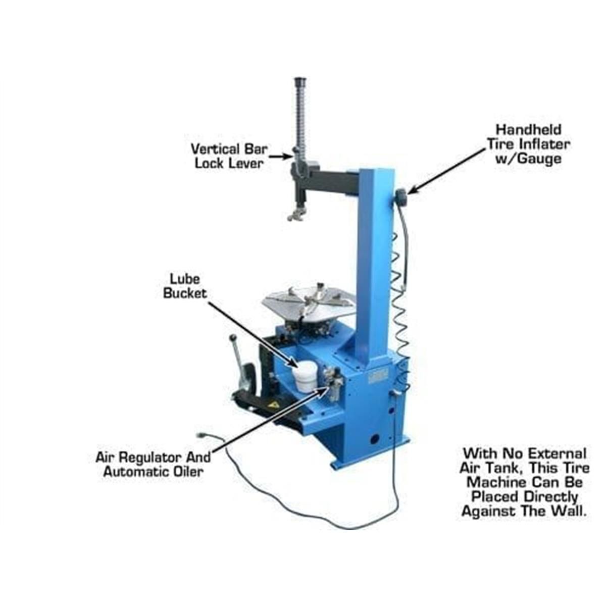 TC221 Rim-Clamp Tire Changer