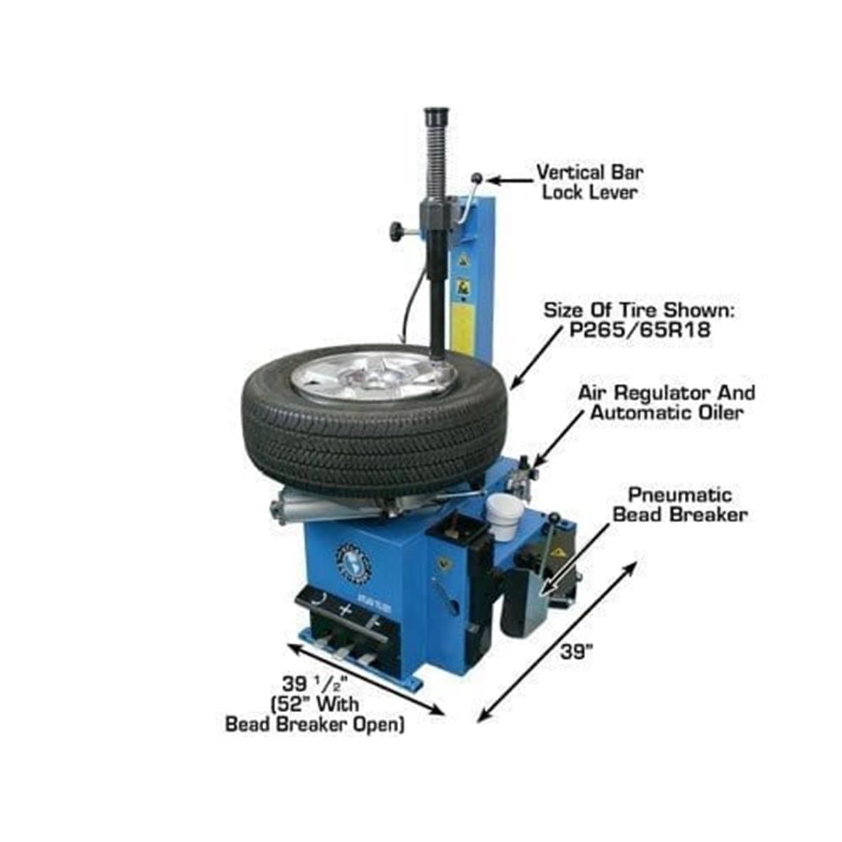 TC221 Rim-Clamp Tire Changer