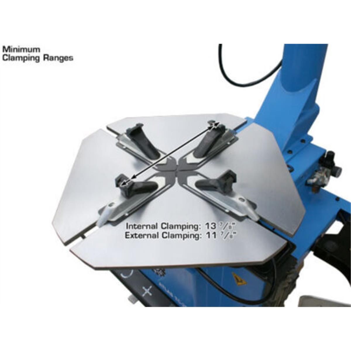 TC289LH Extra Large Rim-Clamp Tire Changer with Left Hand Assist Arm