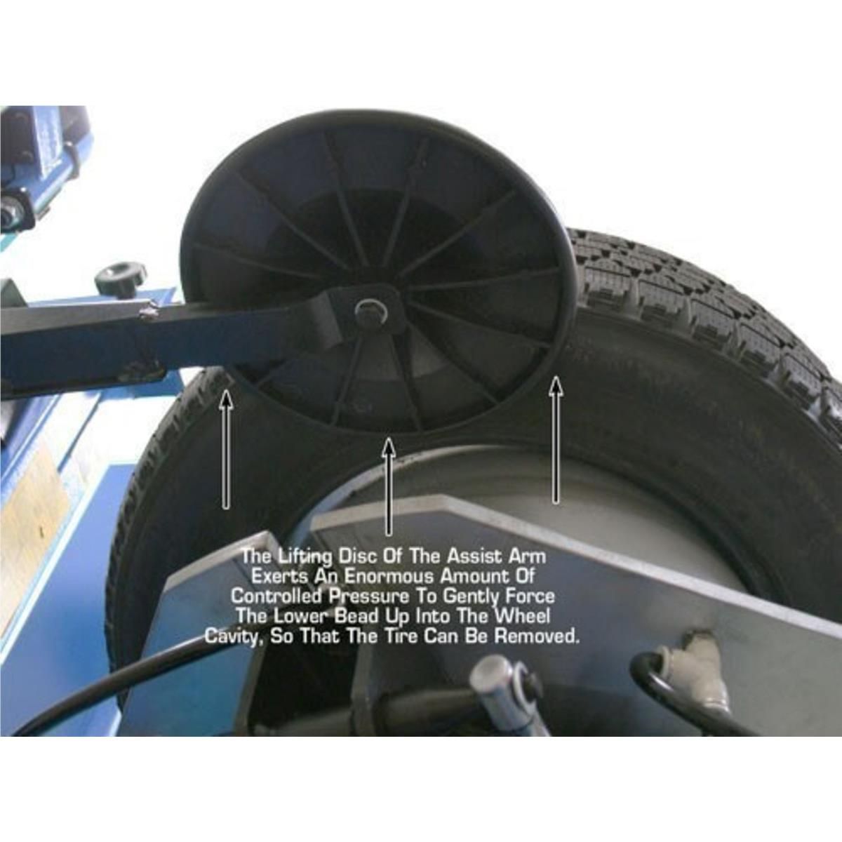 TC755DAA Wheel Clamp Tire Changer with Dual Assist Arms