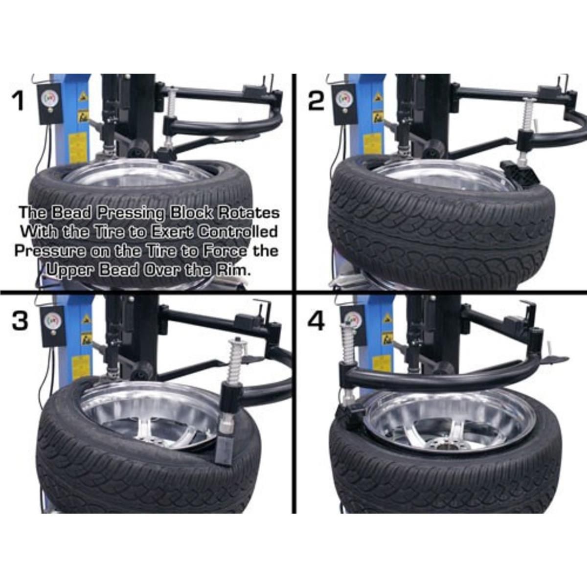 TC755EZ Tilt-Back Rim-Clamp Tire Changer with E-Z Arm