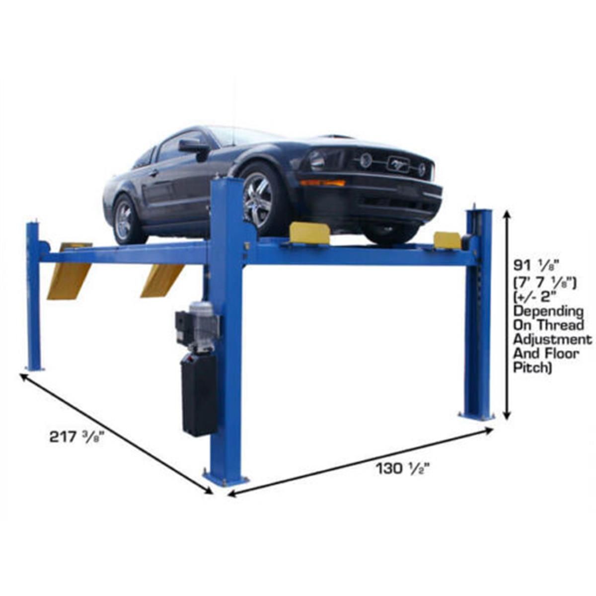414A Commercial Grade Alignment 4-Post Lift 14,000 lb. Capacity