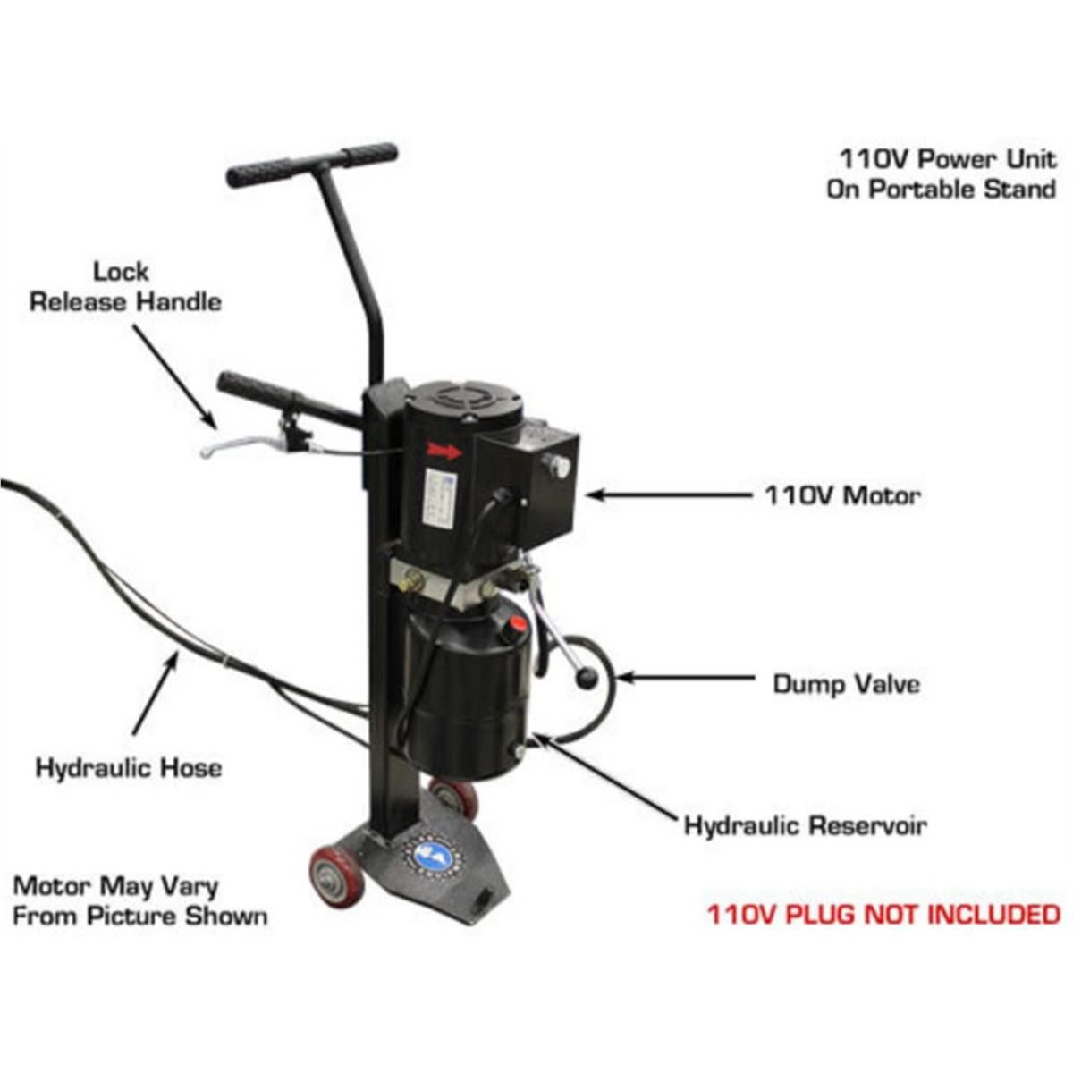 6MR Portable Mid-Rise Scissor Lift 6000 lb. Capacity