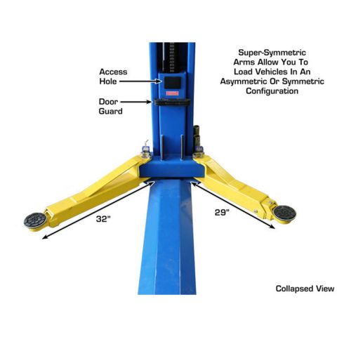 BP8000 Baseplate 2-Post Lift 8,000 lb. Capacity