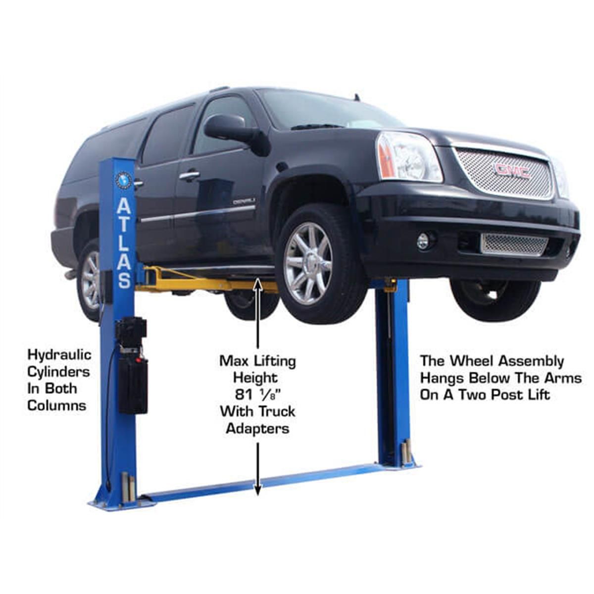 BP8000 Baseplate 2-Post Lift 8,000 lb. Capacity