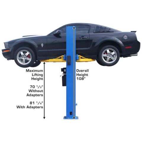 BP8000 Baseplate 2-Post Lift 8,000 lb. Capacity