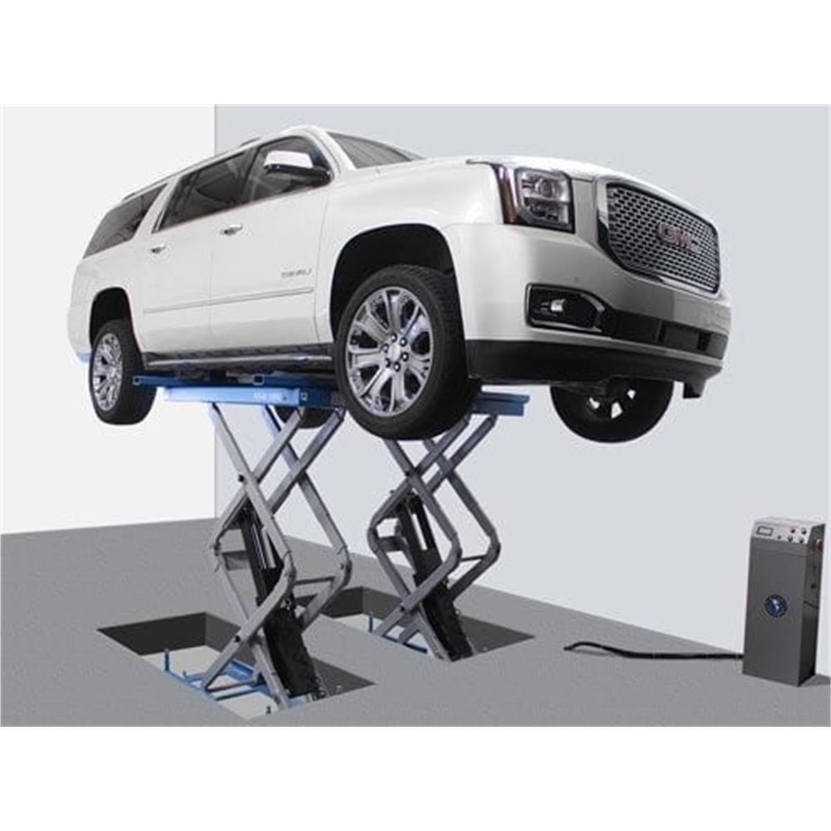 Atlas Automotive FM9SL In Ground Full Rise Scissor Lift 9,000lb Capacity