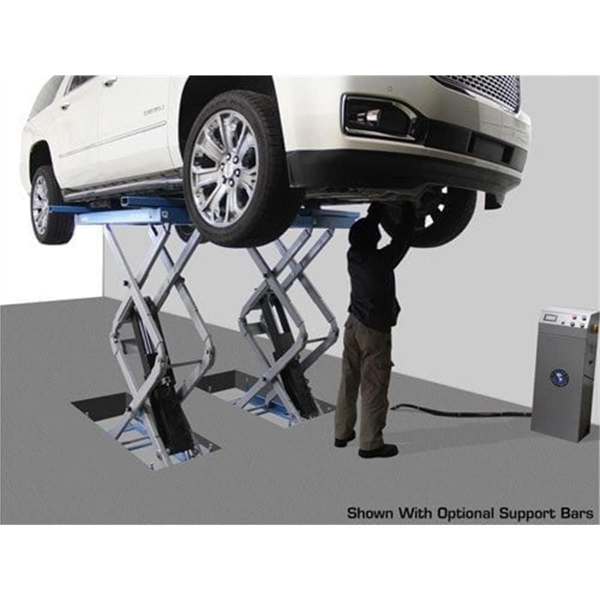 Atlas Automotive FM9SL In Ground Full Rise Scissor Lift 9,000lb Capacity