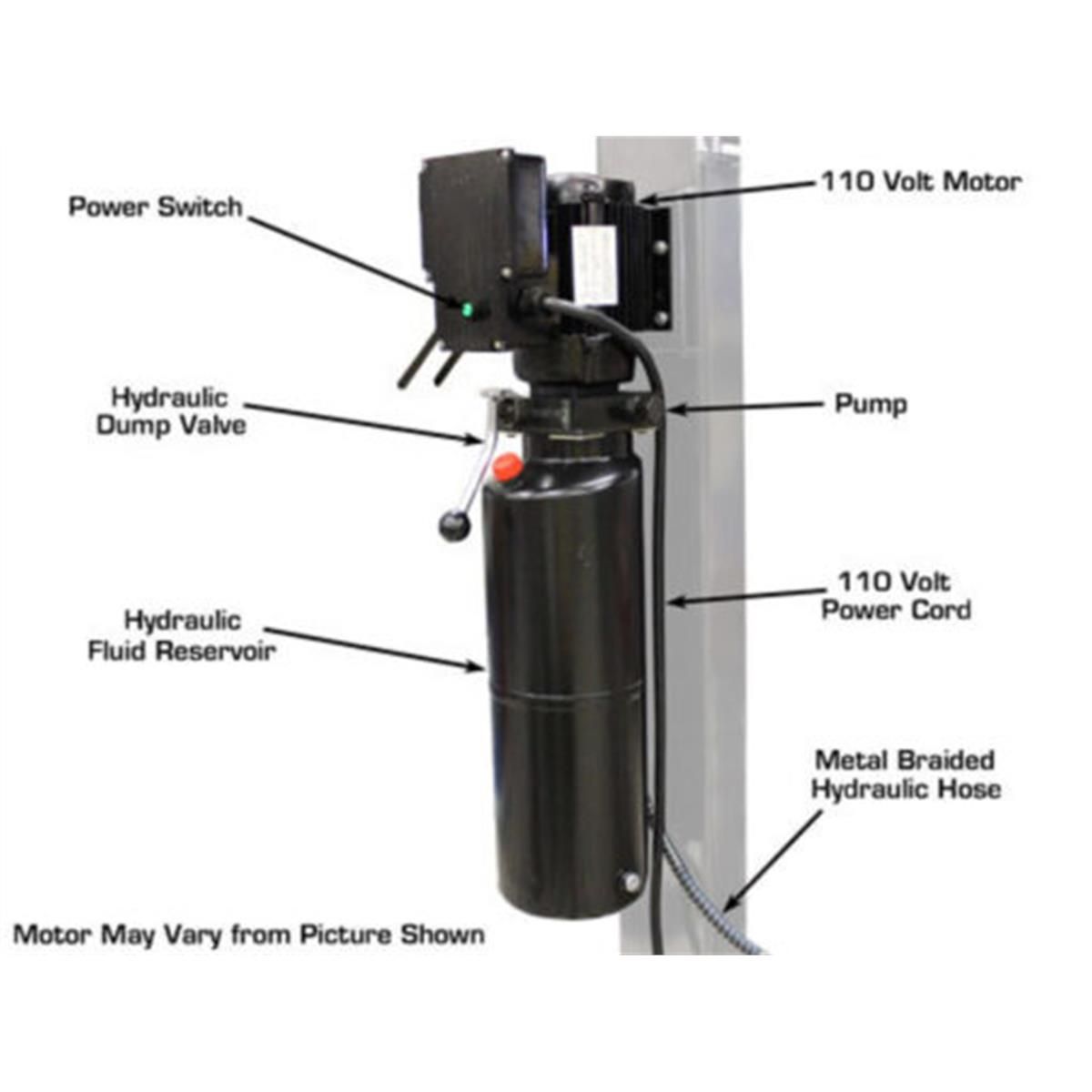 Garage PRO8000 Portable Hobbyist 4-Post Lift 8000 lb. Capacity
