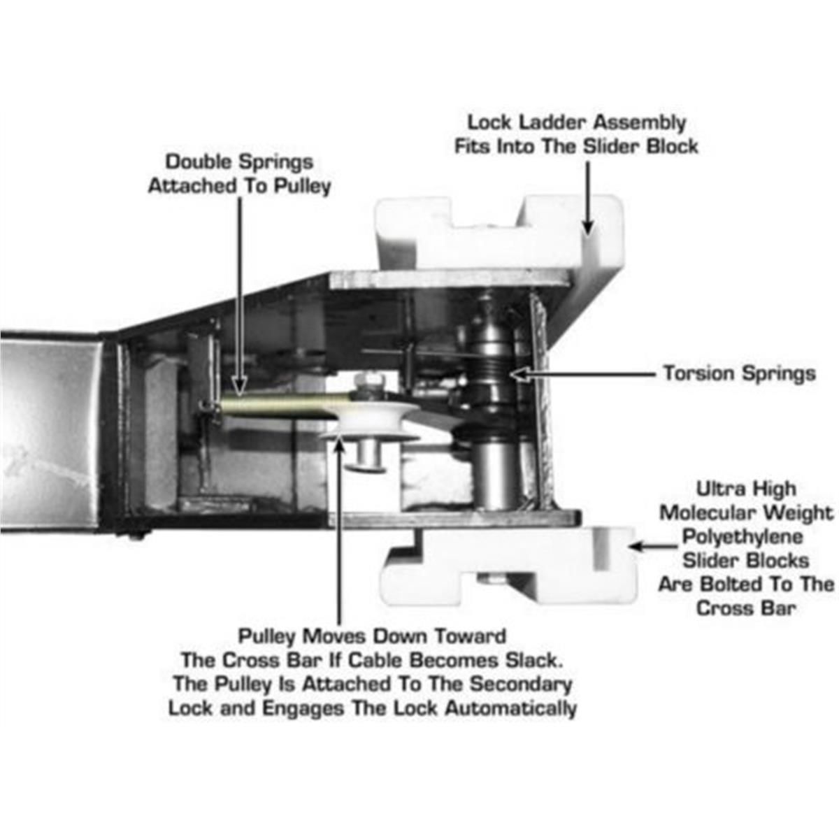 Garage PRO8000 Portable Hobbyist 4-Post Lift 8000 lb. Capacity