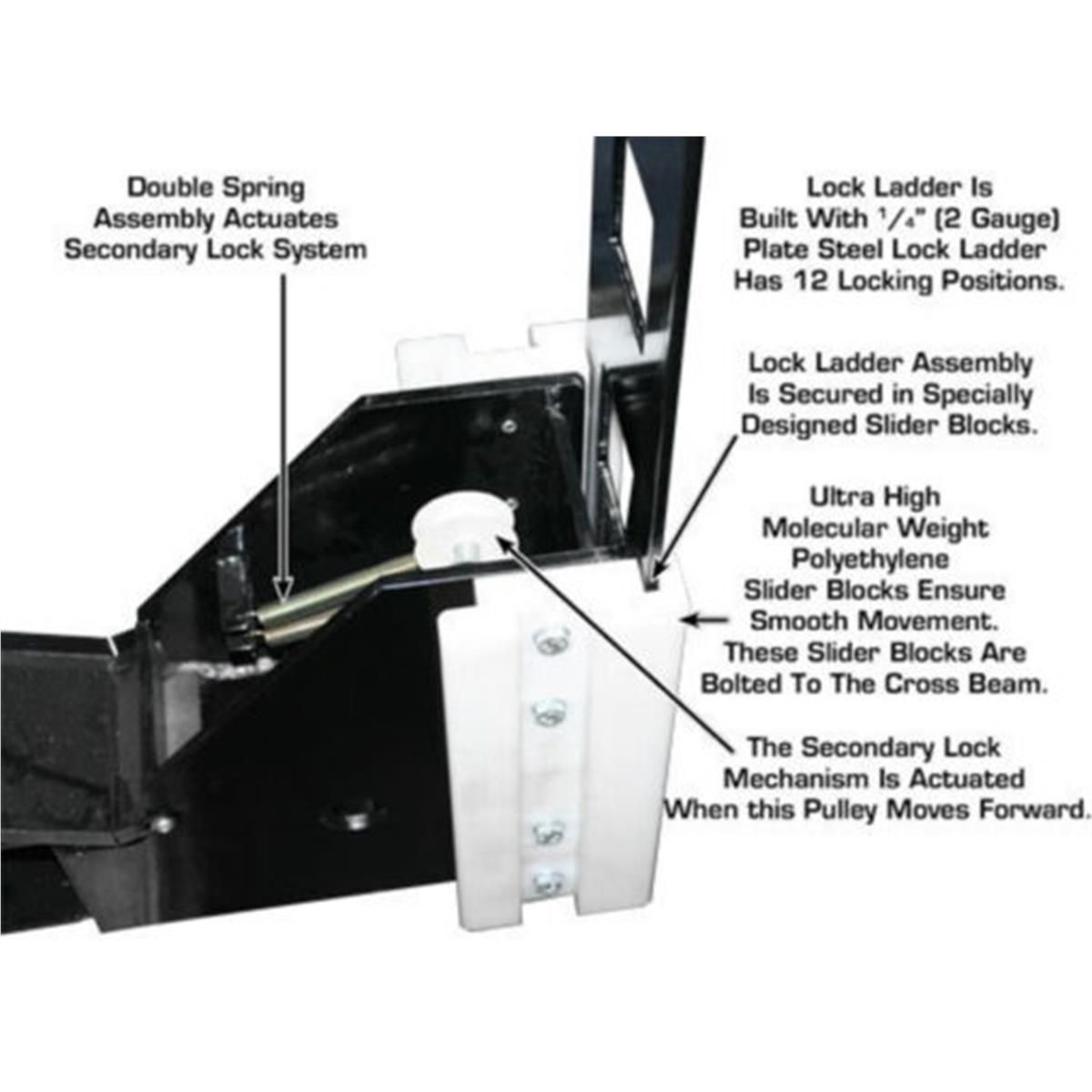 Garage PRO8000 Portable Hobbyist 4-Post Lift 8000 lb. Capacity