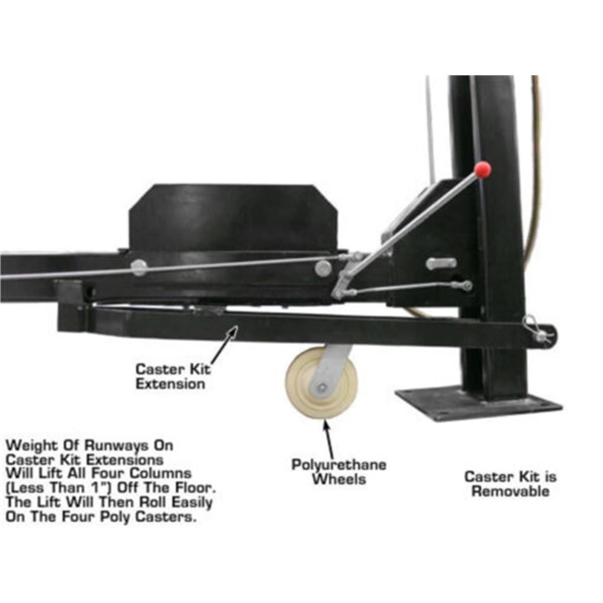 Garage PRO8000 Portable Hobbyist 4-Post Lift 8000 lb. Capacity