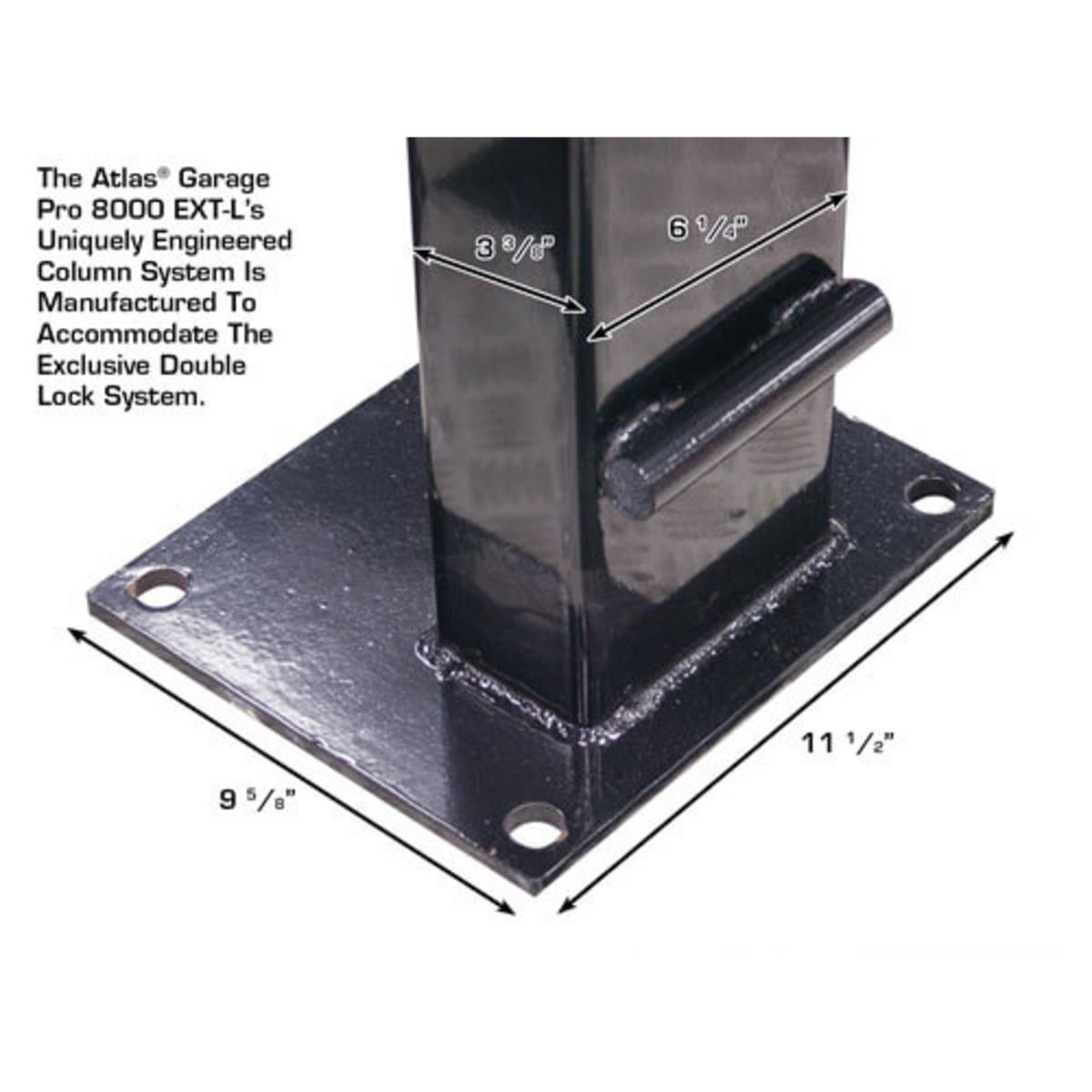 Garage PRO8000EXT Extra Tall Portable Hobbyist 4-Post Lift 8000 lb. Capacity
