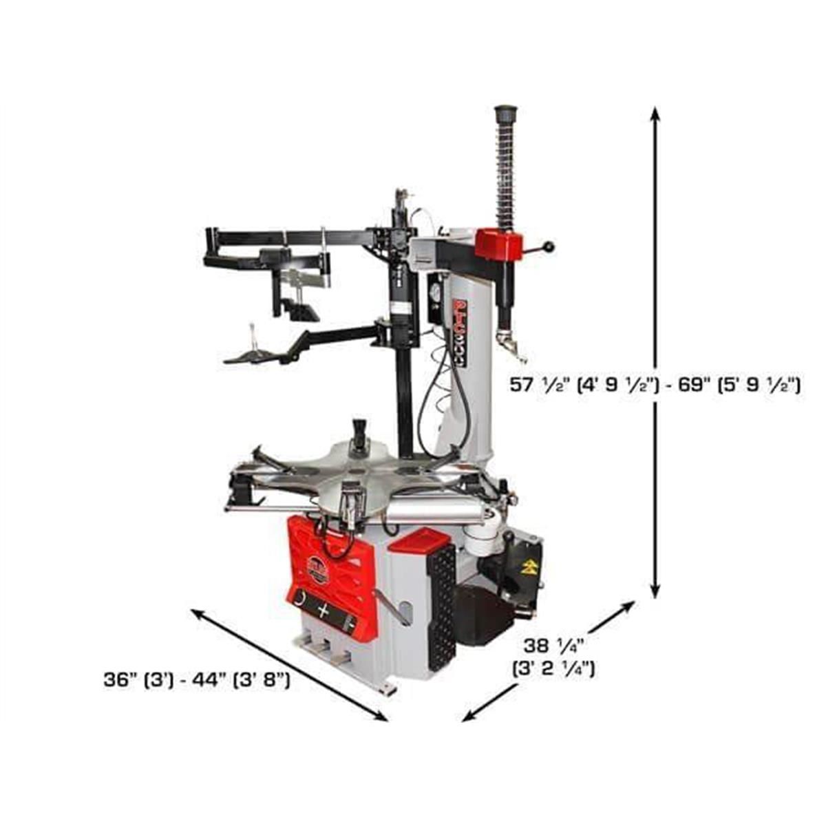 PTC300 Rim-Clamp Tire Changer with Assist Arm
