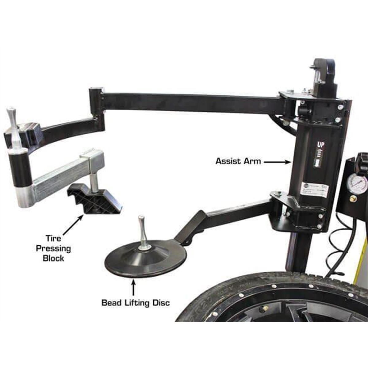 PTC300 Rim-Clamp Tire Changer with Assist Arm
