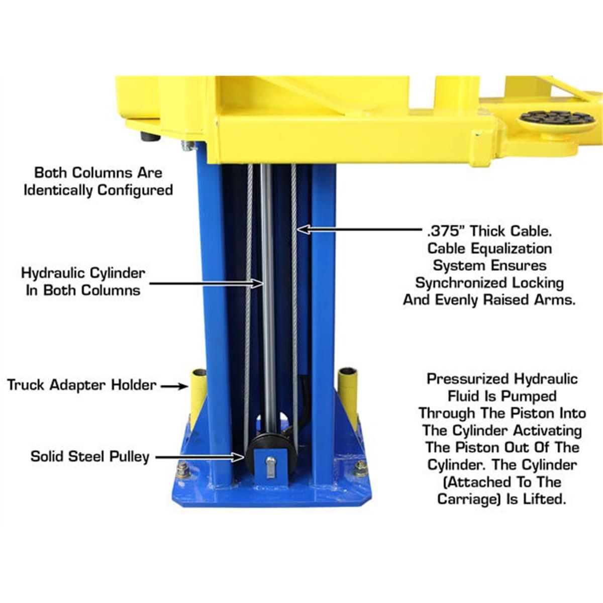 PRO-9D Overhead 2-Post Lift 9,000 lb. Capacity