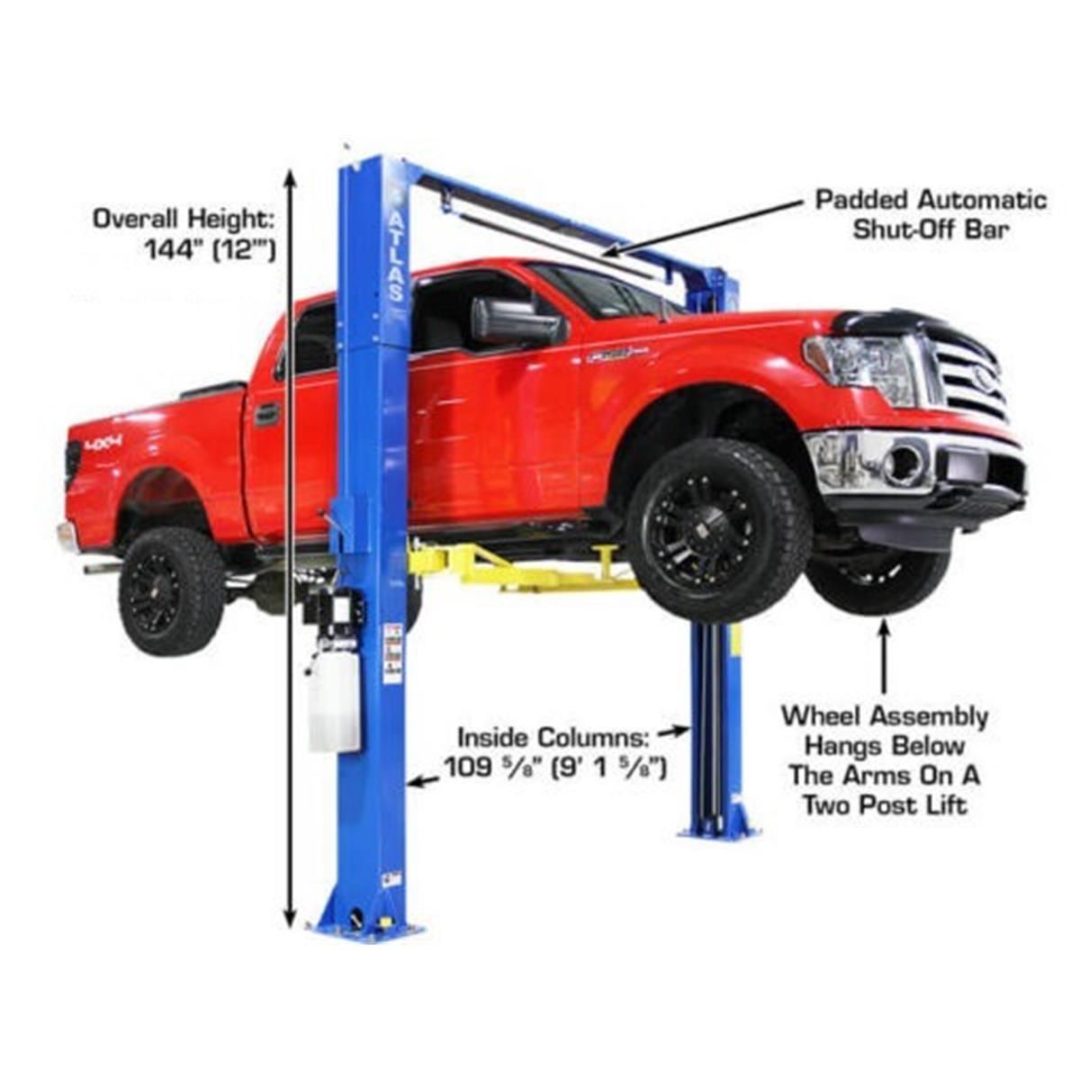 PRO-9D Overhead 2-Post Lift 9,000 lb. Capacity