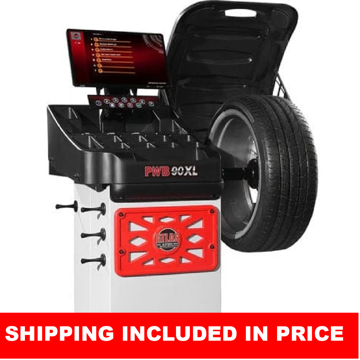 Platinum PWB90XL Premium 2D Computer Wheel Balancer (Freight Included in Price)