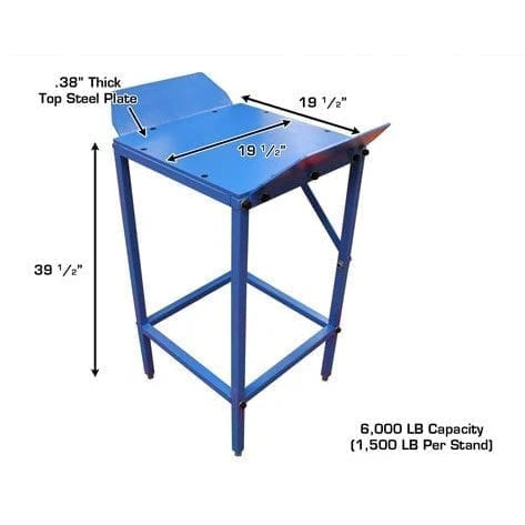 Equipment Alignment Wheel Stand and Turn Table Package
