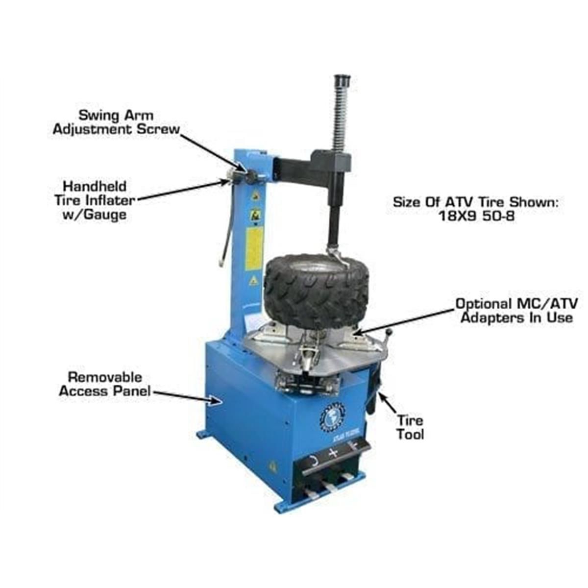 TC221 Rim-Clamp Tire Changer