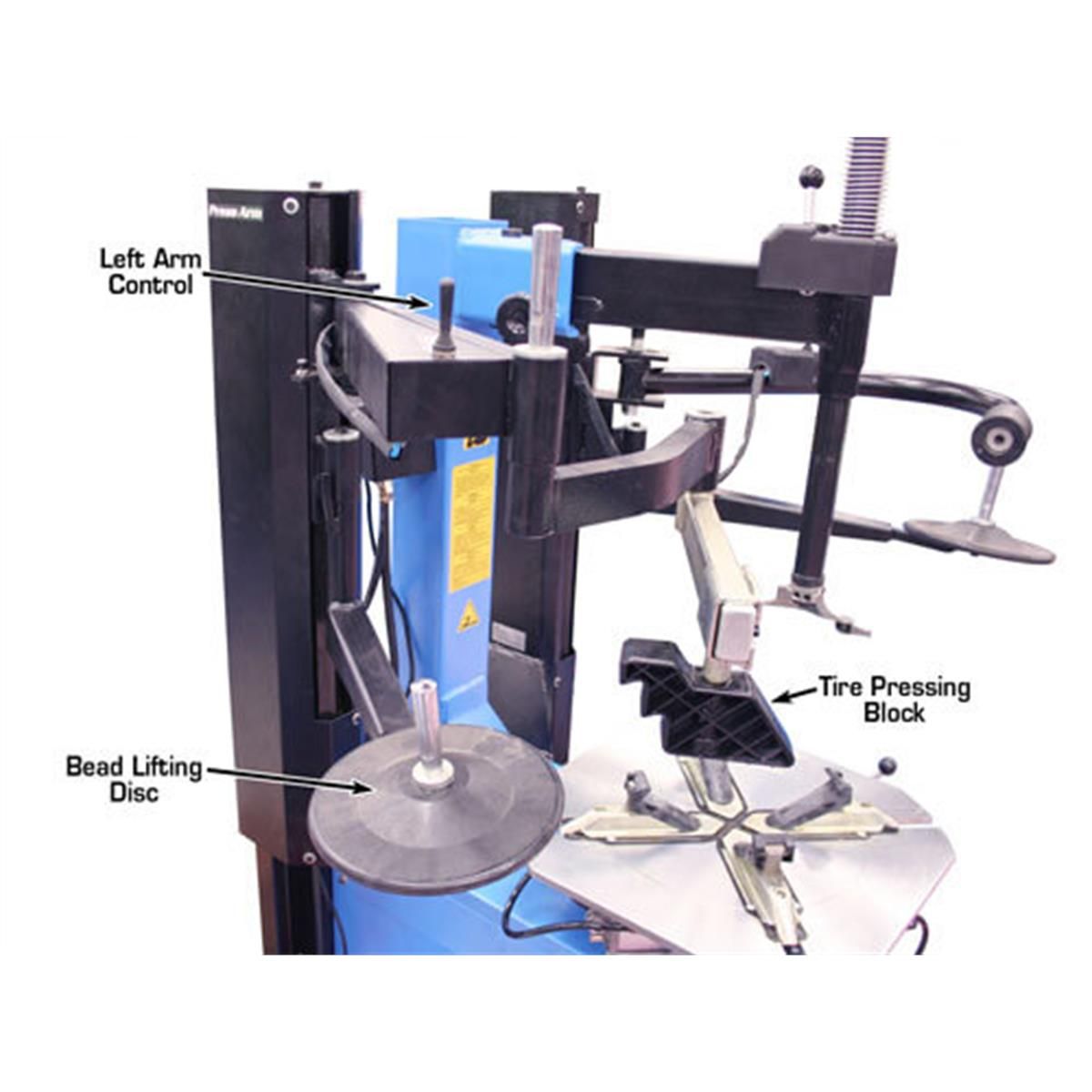 TC229DAA Rim-Clamp Tire Changer with Dual Assist Arms