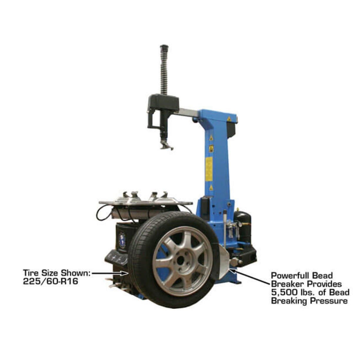 TC755EZ Tilt-Back Rim-Clamp Tire Changer with E-Z Arm